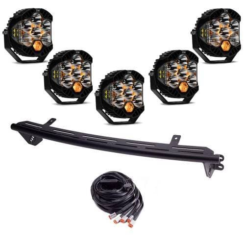 Baja Designs Bull Bar Light Kit for Ford (2023-25) F-250/350 Super Duty, LP6 Pro Lights, Driving/Combo Light Pattern, Clear Lens, Toggle Wiring