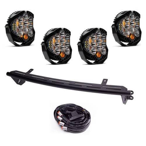 Baja Designs Bull Bar Light Kit for Ford (2023-25) F-250/350 Super Duty, LPT Pro Lights, Driving/Combo Light Pattern, Clear Lens, Upfitter Wiring