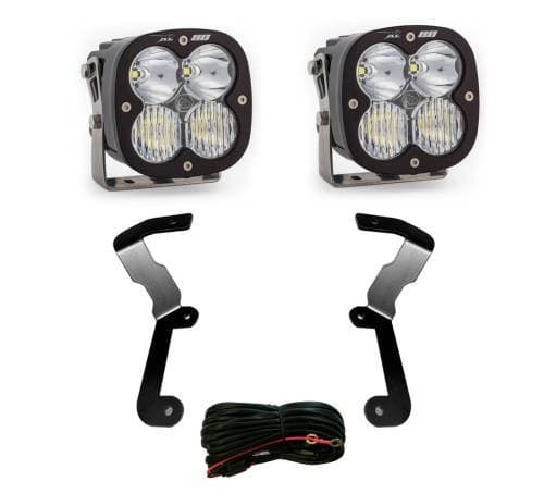 Baja Designs XL80 A-Pillar Light Kit for GMC (2019-22) Sierra 1500, Driving/Combo Light Pattern, Clear Lens