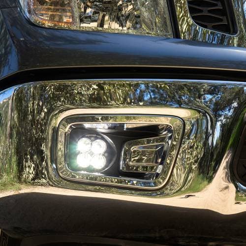 Baja Designs Squadron-R Sport Fog Pocket Light Kit for Nissan (2016-19) Titan, Wide Cornering Light Pattern, Clear Lens