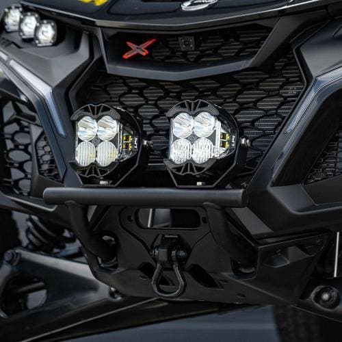 Baja Designs Push Bar Bumper Light Kits for Can-Am (2024-25) Maverick R, LP4 Lights, Driving/Combo Light Pattern, Clear Lens