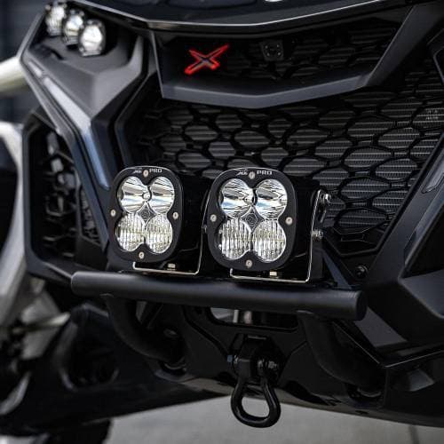 Baja Designs Push Bar Bumper Light Kits for Can-Am (2024-25) Maverick R, XL Pro Lights, Driving/Combo Light Pattern, Clear Lens