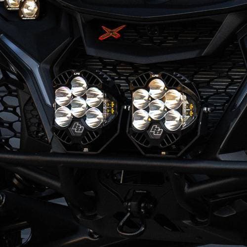 Baja Designs Pre-Runner Bumper Light Kits for Can-Am (2024-25) Maverick R, LP6 Lights, Driving/Combo Light Pattern, Clear Lens