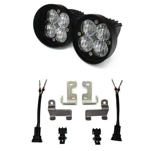 Baja Designs Squadron-R Sport Fog Pocket Light Kit for Toyota (2016-21) RAV4 / (2014-19) Highlander, Wide Cornering Light Pattern, Clear Lens