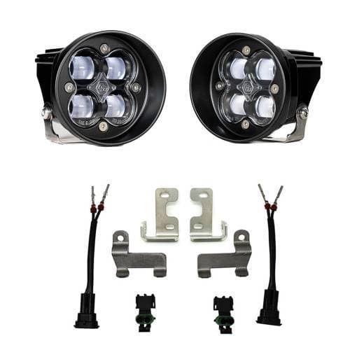 Baja Designs Squadron-R SAE Fog Pocket Light Kit for Toyota (2010-24) 4Runner / (2012-23) Tacoma / (2014-21) Tundra, SAE Fog Light Pattern, Clear Lens