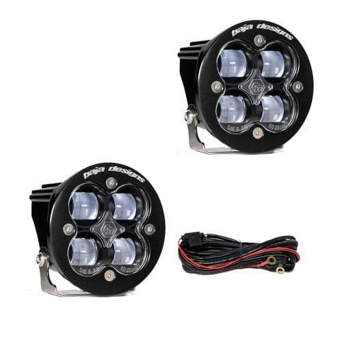 Baja Designs Squadron-R SAE LED Auxiliary Light Pod Pair, Clear - Universal