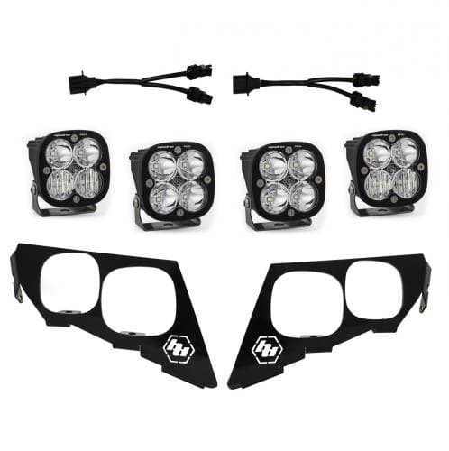 Baja Designs Squadron Pro Headlight Kit for Arctic Cat (2020-21) Wildcat XX / Textron (2018-19) Wildcat XX, Multi-Pattern Light Pattern, Clear Lens