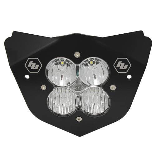 Baja Designs XL Pro Headlight Kit for Yamaha (2015-25) WR250F / (2012-18 & 2021-25) WR450F, Driving/Combo Light Pattern, Clear Lens