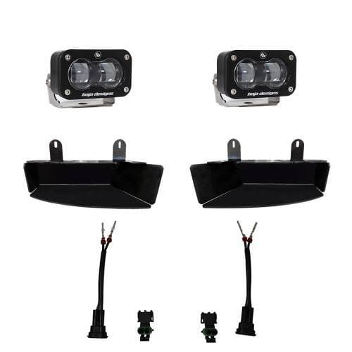 Baja Designs S2 SAE Fog Pocket Light Kit for RAM (2019-25) 2500/3500, Clear Lens