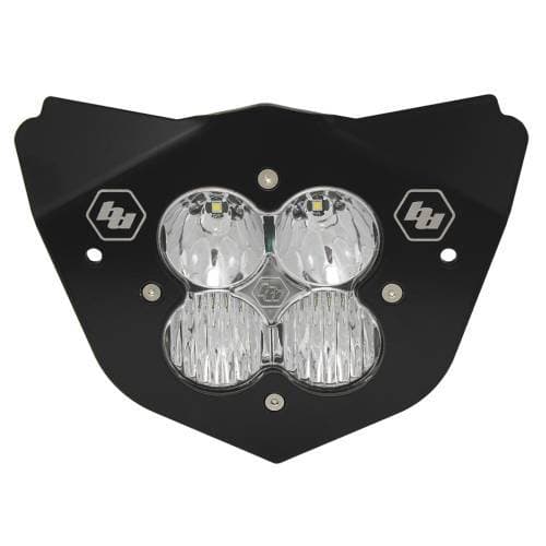 Baja Designs XL Sport Headlight Kit for Yamaha (2015-25) WR250F / (2012-25) WR450F, Driving/Combo Light Pattern, Clear Lens