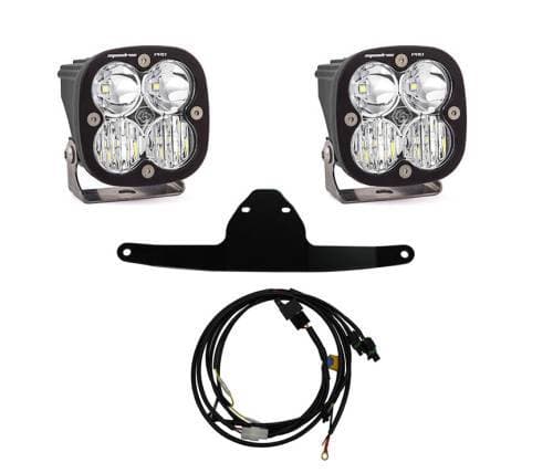 Baja Designs Squadron Pro Frame Mount Light Kit for Honda (2016-20) Africa Twin, Driving/Combo Light Pattern, Clear Lens