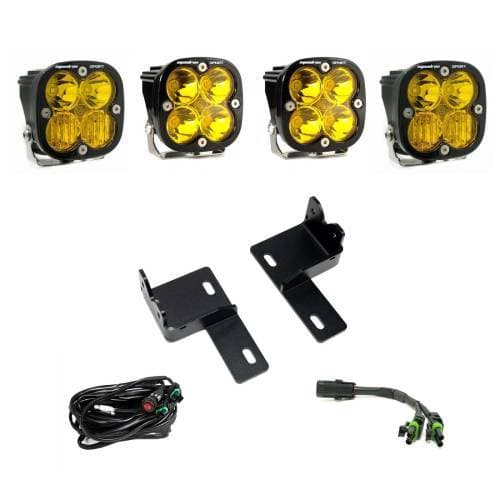 Baja Designs Squadron Sport Behind-the-Grille Kit for Toyota (2025) 4Runner, Non-TRD Pro/Trailhunter, Multi Pattern Light Pattern, Baja Amber Lens