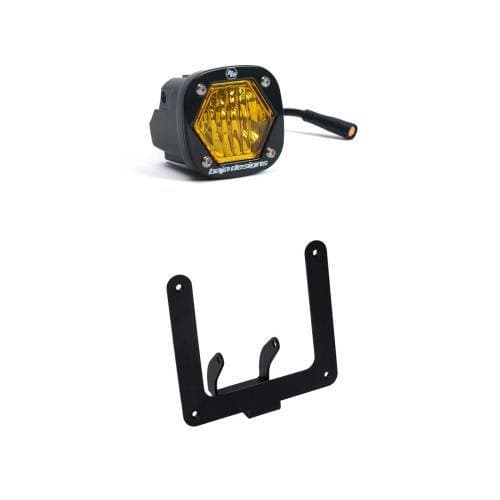 Baja Designs S1 LED Headlight Kit for Super73 (2020-24) R, Trail Light Pattern, Baja Amber Lens