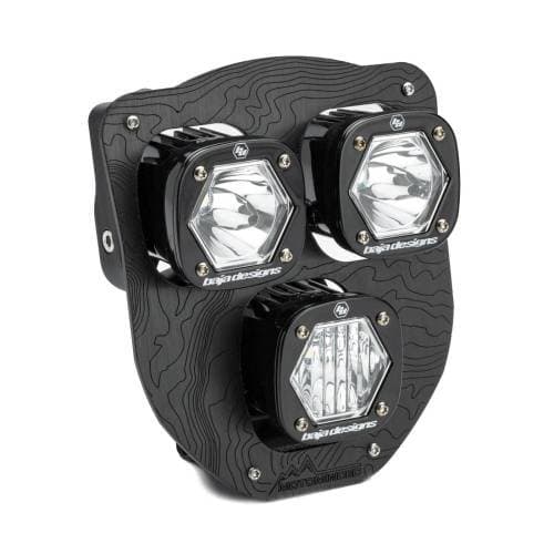 Baja Designs Triple S1 Hydra (D/C) LED Headlight Kit for Husqvarna (2024-25) FE, TE