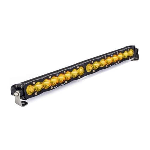 Baja Designs S8 Straight LED Light Bar - Universal (20 Inch, Driving/Combo Light Pattern, Baja Amber Lens)