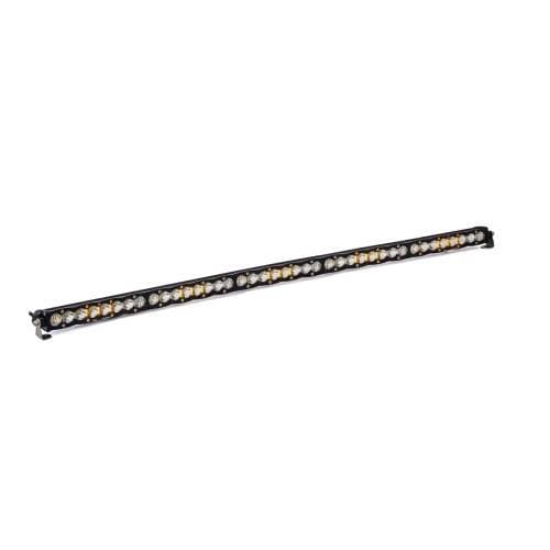 Baja Designs S8 Straight LED Light Bar - Universal (50 Inch, Driving/Combo Light Pattern, Clear Lens)