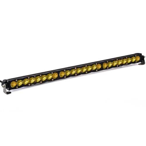 Baja Designs S8 Straight LED Light Bar - Universal (30 Inch, Driving/Combo Light Pattern, Baja Amber Lens)