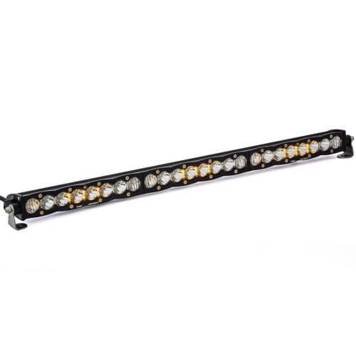 Baja Designs S8 Straight LED Light Bar - Universal (30 Inch, Driving/Combo Light Pattern, Clear Lens)