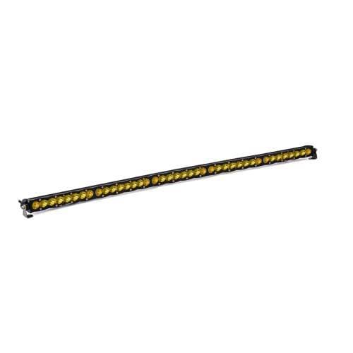 Baja Designs S8 Straight LED Light Bar - Universal (50 Inch, Driving/Combo Light Pattern, Baja Amber Lens)