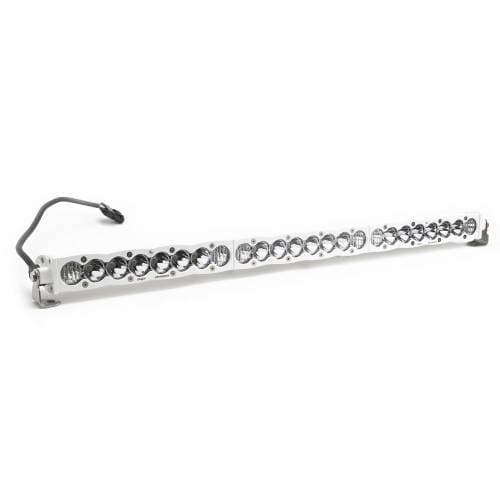 Baja Designs S8 White Straight LED Light Bar - Universal (30 Inch, Driving/Combo Light Pattern, Clear Lens)