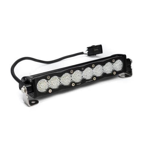 Baja Designs S8 Straight LED Light Bar - Universal (10 Inch, Work/Scene Light Pattern, Clear Lens)