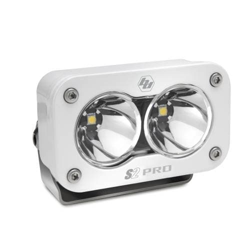 Baja Designs S2 Pro White LED Auxiliary Light Pod - Universal, Spot Light Pattern, Clear Lens