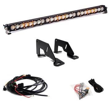 Baja Designs S8 30 Inch Roof Mount Light Bar Kit for Polaris (2020-25) RZR Pro XP / (2024) RZR Turbo R, Driving/Combo Light Pattern, Clear Lens