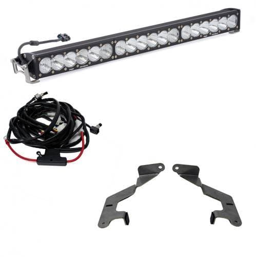 Baja Designs OnX6+ 30 Inch Grille Lower Light Kit for Toyota (2014-21) Tundra, Driving/Combo Light Pattern, Clear Lens