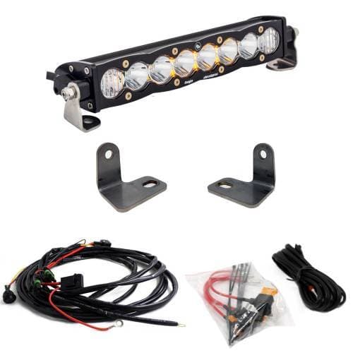 Baja Designs S8 10 Inch Hood Mount Light Bar Kit for Polaris (2016-18) RZR XP Turbo