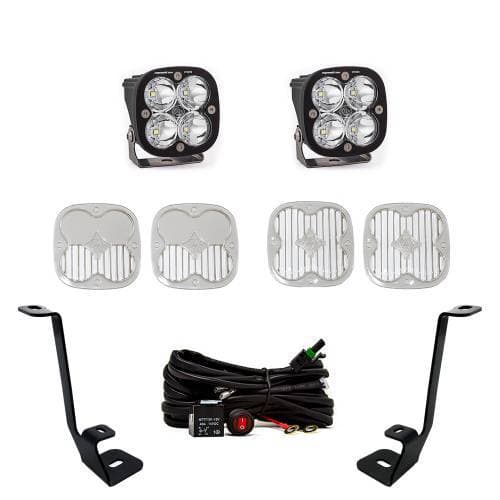 Baja Designs Squadron Pro A-Pillar Light Kit for Ford (2021-22) F-150, Spot Light Pattern, Clear Lens, Toggle Wiring