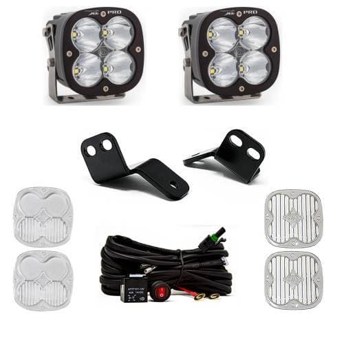 Baja Designs XL Pro A-Pillar Light Kit for Polaris (2014-22) RZR XP 1000; XP Turbo; Turbo S, Spot Light Pattern, Clear Lens