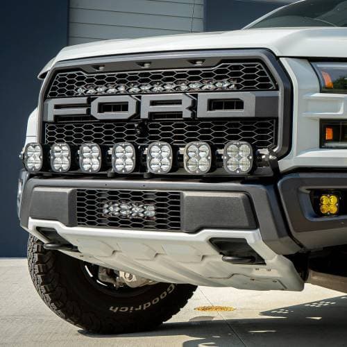 Baja Designs XL Linkable Bumper Light Kit for Ford (2017-20) F-150 Raptor, Multi-Pattern Light Pattern, Clear Lens