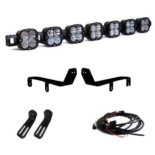 Baja Designs XL Linkable Bumper Light Kit for Ford (2017-19) F-250/350 Super Duty, Multi-Pattern Light Pattern, Clear Lens, Toggle Wiring