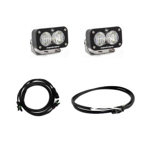 Baja Designs S2 Sport Dual Reverse Light Kit for Chevrolet (2020-22) Silverado 2500HD/3500HD, Wide Cornering Light Pattern, Clear Lens