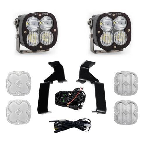 Baja Designs XL Pro A-Pillar Light Kit for Ford (2021-25) Raptor / Raptor R / Raptor 37, Driving/Combo Light Pattern, Clear Lens