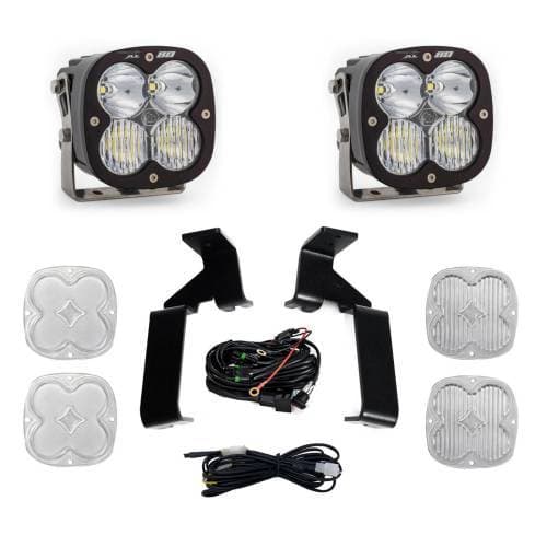 Baja Designs XL80 A-Pillar Light Kit for Ford (2021-25) Raptor / Raptor R / Raptor 37, Driving/Combo Light Pattern, Clear Lens