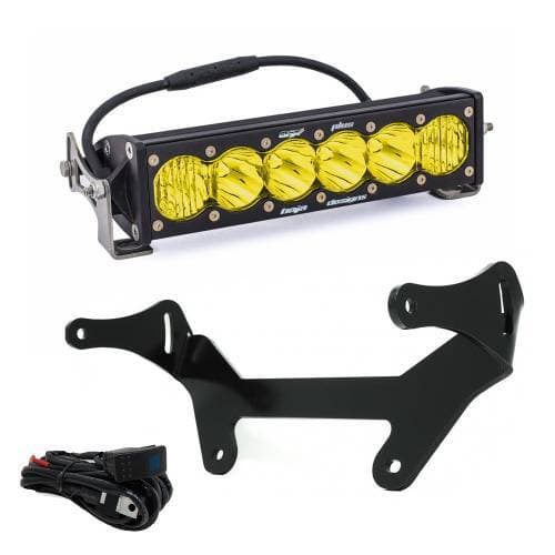 Baja Designs OnX6+ LED 10 Inch Shock Mount Light Bar Kit for Can-Am (2017-24) Maverick X3; Driving/Combo Light Pattern, Clear Lens