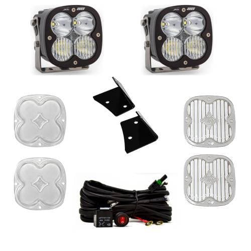 Baja Designs XL80 A-Pillar Light Kit for Jeep (2007-18) Wrangler JK, Driving/Combo Light Pattern, Clear Lens