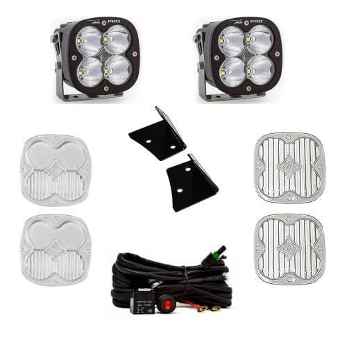 Baja Designs XL Pro A-Pillar Light Kit for Jeep (2007-18) Wrangler JK, Spot Light Pattern, Clear Lens