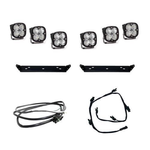 Baja Designs Squadron Sport Behind Grille Light Kit for Ford (2021-25) F-150 Raptor / (2024-25) F-150 Raptor 37/R, Multi-Pattern Light Pattern, Clear Lens