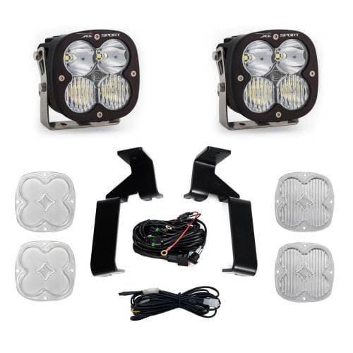 Baja Designs XL Sport A-Pillar Light Kit for Ford (2021-25) Raptor / Raptor R / Raptor 37, Driving/Combo Light Pattern, Clear Lens