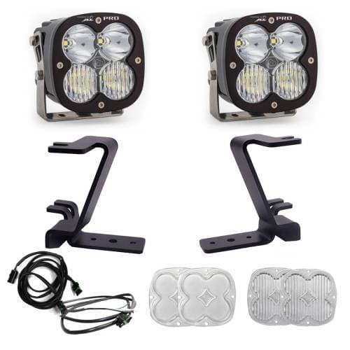 Baja Designs XL Pro A-Pillar Light Kit for Ford (2023-25) F-250/350 Super Duty, Driving/Combo Light Pattern, Clear Lens, Upfitter Wiring