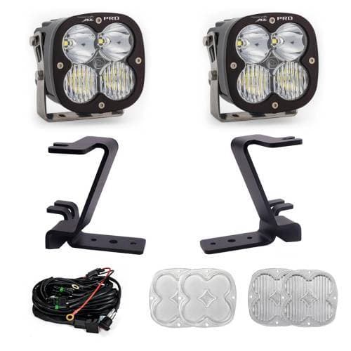 Baja Designs XL Pro A-Pillar Light Kit for Ford (2023-25) F-250/350 Super Duty, Driving/Combo Light Pattern, Clear Lens, Toggle Wiring