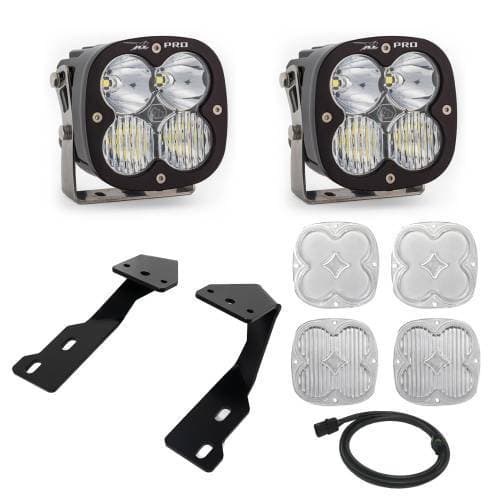 Baja Designs XL Pro A-Pillar Kit for Mercedes (2019-25) Sprinter, Driving/Combo Light Pattern, Clear Lens, Toggle Wiring