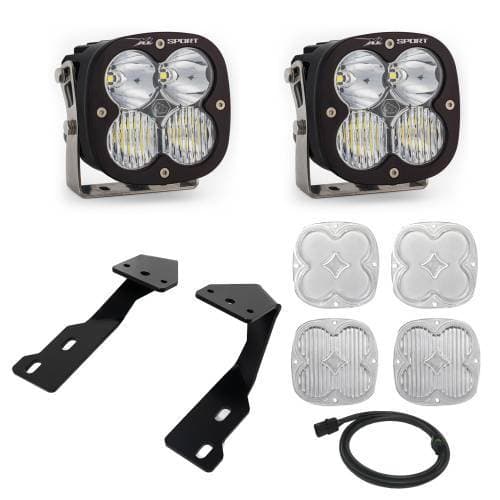 Baja Designs XL Sport A-Pillar Kit for Mercedes (2019-25) Sprinter, Driving/Combo Light Pattern, Clear Lens, Toggle Wiring