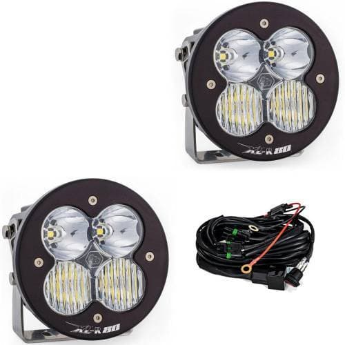 Baja Designs XL-R 80 LED Auxiliary Light Pod Pair - Universal (Driving/Combo Light Pattern, Clear Lens)