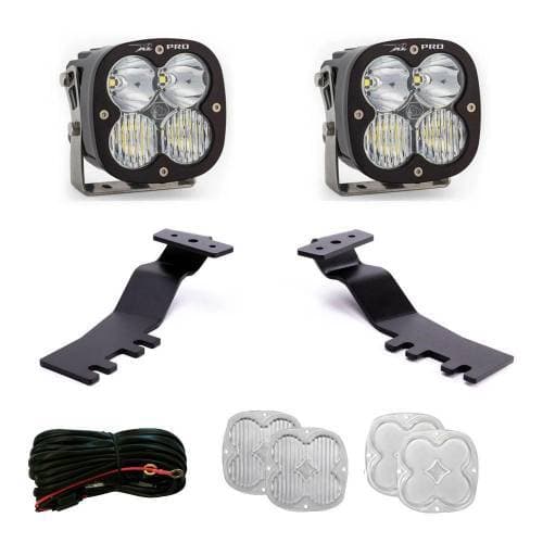 Baja Designs XL Pro A-Pillar Kit for Toyota (2025) 4Runner, Driving/Combo Light Pattern, Clear Lens, Toggle Wiring