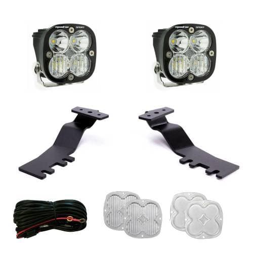 Baja Designs Squadron Sport A-Pillar Kit for Toyota (2025) 4Runner, Driving/Combo Light Pattern, Clear Lens, Toggle Wiring