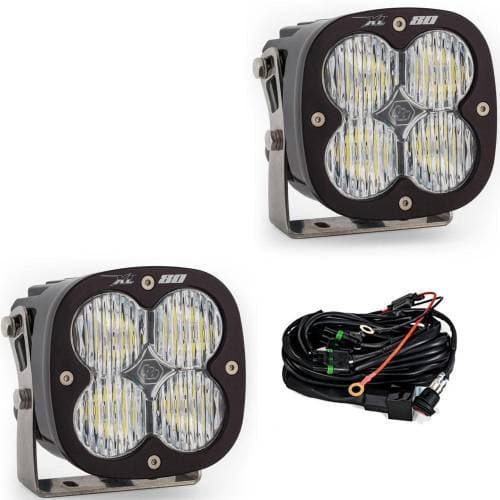 Baja Designs XL80 LED Auxiliary Light Pod Pair - Universal (Wide Cornering Light Pattern, Clear Lens)