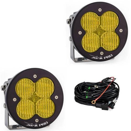 Baja Designs XL-R Pro LED Auxiliary Light Pod Pair - Universal (Wide Cornering Light Pattern, Baja Amber Lens)